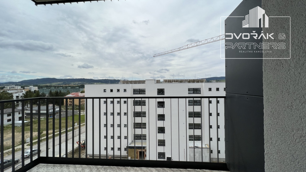 Exkluzívne! 1-izbový byt s veľkou loggiou v novostavbe Kasárne na prenájom