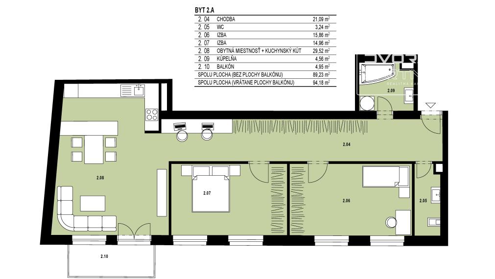 Byty na Hornej  - 3-izbový byt v centre Banskej Bystrice na predaj