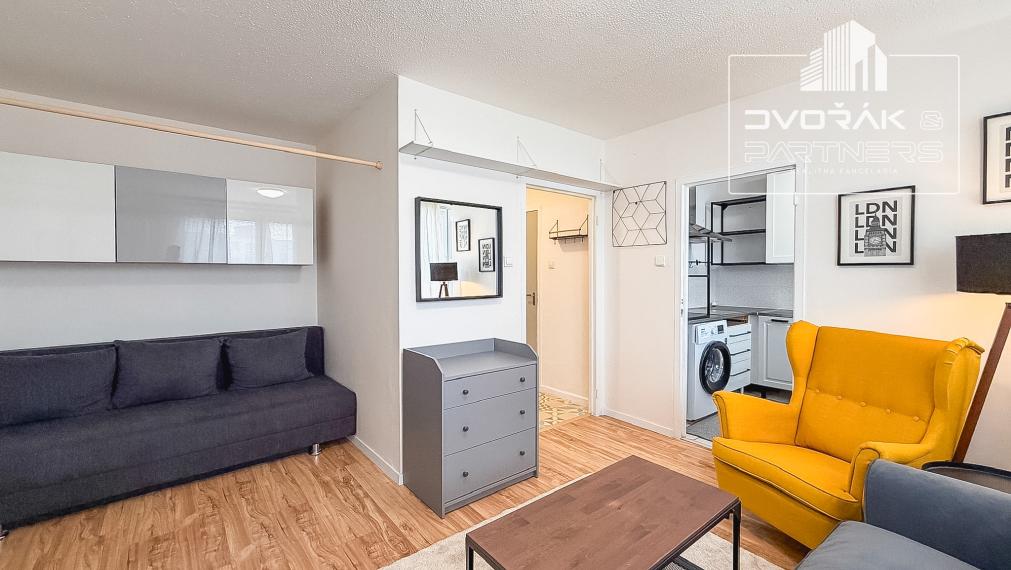 EXKLUZÍVNE!!!  1-izbový byt na Tulskej na prenájom