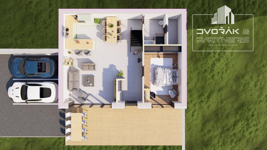NA PREDAJ / Moderná novostavba rodinného domu 5 min. od Banskej Bystrice